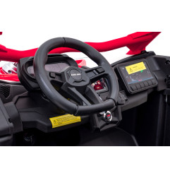 Vaikiškas Elektrinis Bagis Maverick Turbo RR, Raudonas - 10