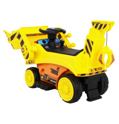 Vaikiškas Elektrinis Ekskavatorius JJ309, Geltonas