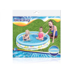 Pripučiamas baseinas BESTWAY (122x25cm) žuvytės