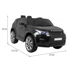 Vaikiškas Elektromobilis Land Rover Discovery New, Juodas