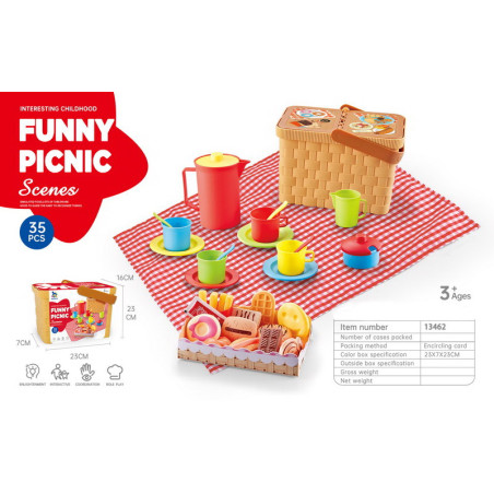 Vaikiškas Pikniko rinkinys 35 vnt.