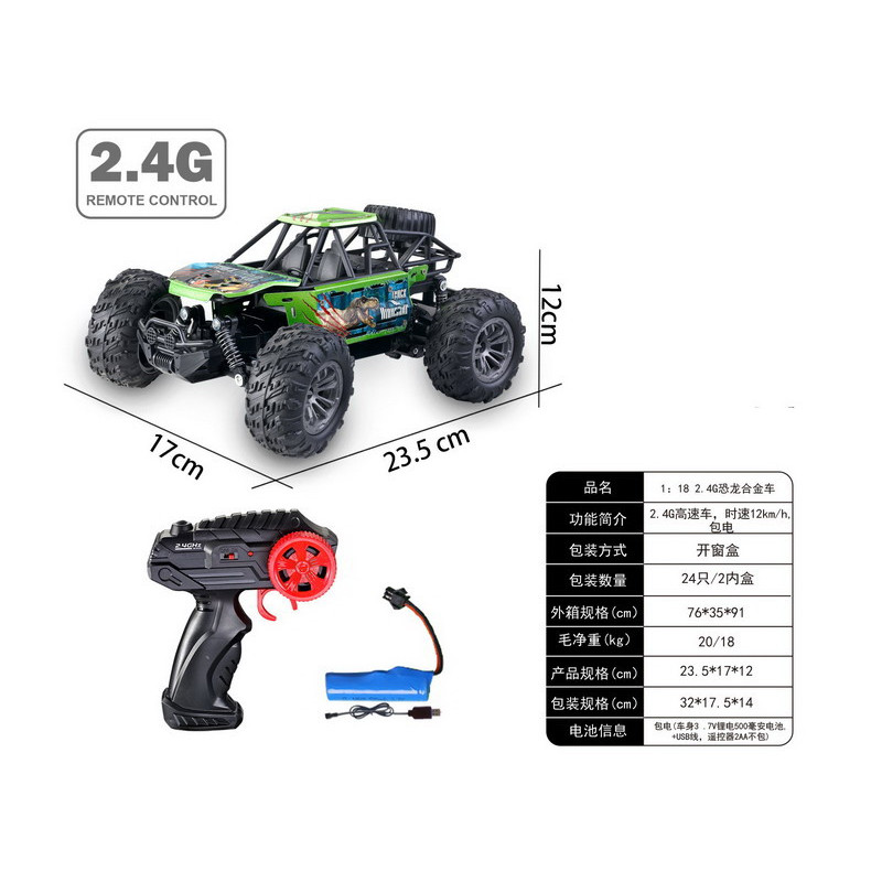 R/C valdoma DINO Crawler 1:18