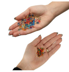 Hidrogelio rutuliukai Geliniai šoviniai 7-8mm (50000vnt), Spalvoti