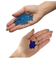 Geliniai šoviniai hidrogelio kamuoliukai 7-8mm (50000vnt), Mėlyni