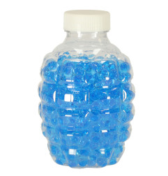 Paruošti naudoti geliniai šoviniai hidrogelio rutuliukai 7-8mm (550vnt), Mėlyni