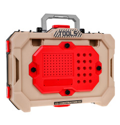 Vaikiškas meistro įrankių stalas 78d. Raudonas