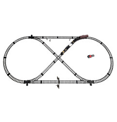 RC valdomas Retro traukinys 247cm