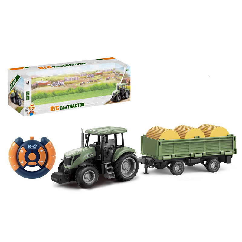R/C valdomas traktorius ir priekaba