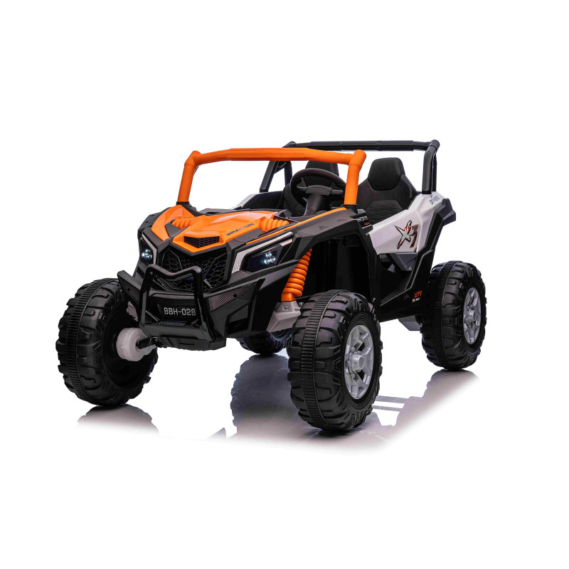 Vaikiškas Elektrinis bagis UTV X3 Off-Road, Oranžinis Vaikiškas Elektrinis bagis UTV X3 Off-Road, Oranžinis