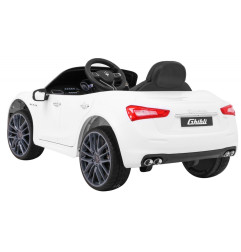 Vaikiškas Elektromobilis Maserati Ghibli New, Baltas