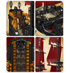 Konstruktorius piratų laivas (3139d.) Mould King