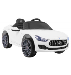 Vaikiškas Elektromobilis Maserati Ghibli New, Baltas