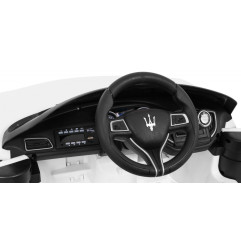 Vaikiškas Elektromobilis Maserati Ghibli New, Baltas