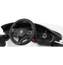 Vaikiškas Elektromobilis Maserati Ghibli New, Baltas
