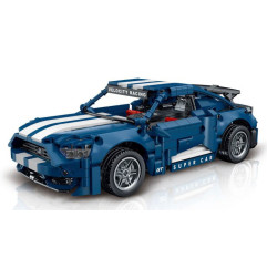 RC valdomas Konstruktorius automobilis (952d.) mėlynas