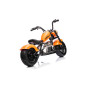 Vaikiškas Elektrinis Motociklas Chopper Warrior, Oranžinis