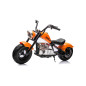 Vaikiškas Elektrinis Motociklas Chopper Warrior, Oranžinis