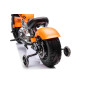 Vaikiškas Elektrinis Motociklas Chopper Warrior, Oranžinis