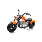 Vaikiškas Elektrinis Motociklas Chopper Warrior, Oranžinis