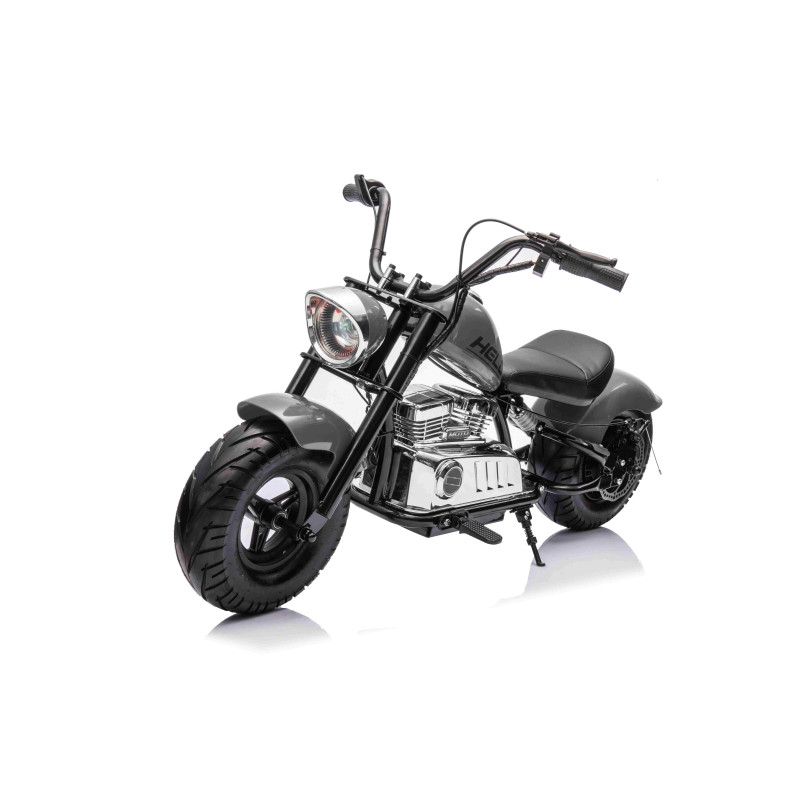 Vaikiškas Elektrinis Motociklas Chopper Warrior, Pilkas Vaikiškas Elektrinis Motociklas Chopper Warrior, Pilkas