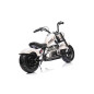 Vaikiškas Elektrinis Motociklas Chopper Warrior, Baltas