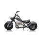Vaikiškas Elektrinis Motociklas Chopper Warrior, Baltas