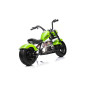 Vaikiškas Elektrinis Motociklas Chopper Warrior, Žalias Vaikiškas Elektrinis Motociklas Chopper Warrior, Žalias