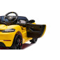 Vaikiškas Elektromobilis Porsche 718, Geltonas Vaikiškas Elektromobilis Porsche 718, Geltonas