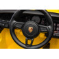 Vaikiškas Elektromobilis Porsche 718, Geltonas Vaikiškas Elektromobilis Porsche 718, Geltonas