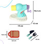 Plastilino gaminimo ir kepimo rinkinys 44 dalių Plastilino gaminimo ir kepimo rinkinys 44 dalių
