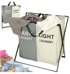 Skalbinių krepšys 2 skyriai