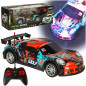 RC sportinis automobilis mėlynos ir raudonos spalvos RC sportinis automobilis mėlynos ir raudonos spalvos