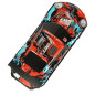 RC sportinis automobilis mėlynos ir raudonos spalvos RC sportinis automobilis mėlynos ir raudonos spalvos