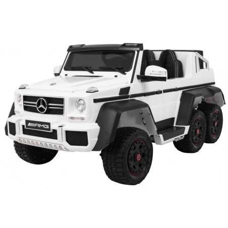 Vaikiškas Elektromobilis Mercedes G63 6 x 6, Baltas