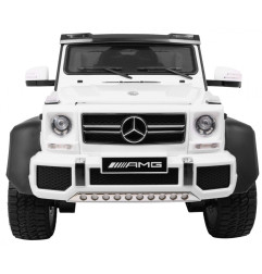 Vaikiškas Elektromobilis Mercedes G63 6x6, Baltas