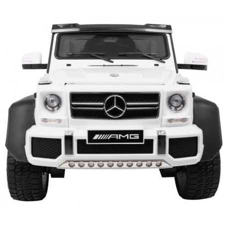 Vaikiškas Elektromobilis Mercedes G63 6 x 6, Baltas