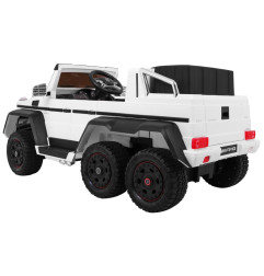 Vaikiškas Elektromobilis Mercedes G63 6x6, Baltas
