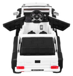 Vaikiškas Elektromobilis Mercedes G63 6x6, Baltas
