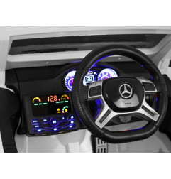 Vaikiškas Elektromobilis Mercedes G63 6x6, Baltas