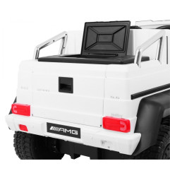 Vaikiškas Elektromobilis Mercedes G63 6x6, Baltas