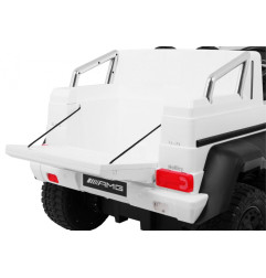 Vaikiškas Elektromobilis Mercedes G63 6x6, Baltas