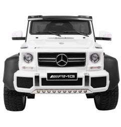 Vaikiškas Elektromobilis Mercedes G63 6x6 MP4, Baltas