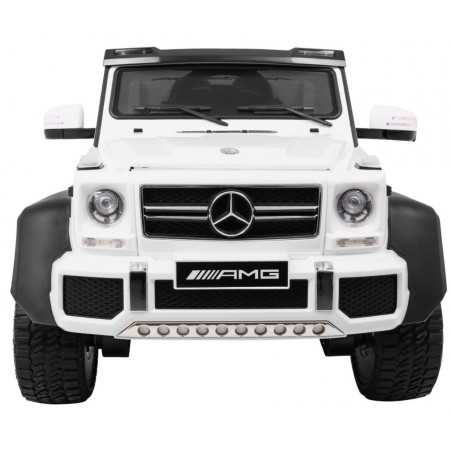 Vaikiškas Elektromobilis Mercedes G63 6x6, Baltas