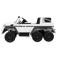 Vaikiškas Elektromobilis Mercedes G63 6x6 MP4, Baltas