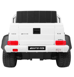 Vaikiškas Elektromobilis Mercedes G63 6x6 MP4, Baltas