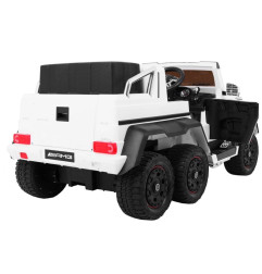 Vaikiškas Elektromobilis Mercedes G63 6x6 MP4, Baltas