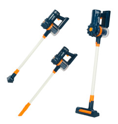 Vaikiškas stacionarus rankinis dulkių siurblys 2in1 tamsiai mėlynos spalvos