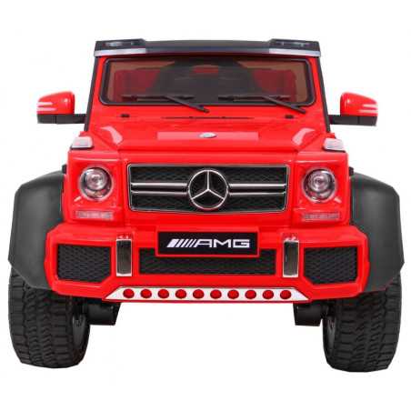 Vaikiškas Elektromobilis Mercedes G63 6x6, Raudonas