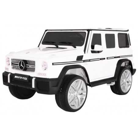 Vaikiškas Elektromobilis Mercedes G65, Baltas