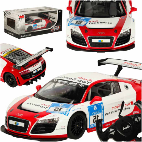 RC valdomas AUDI automobilis R8 1:14